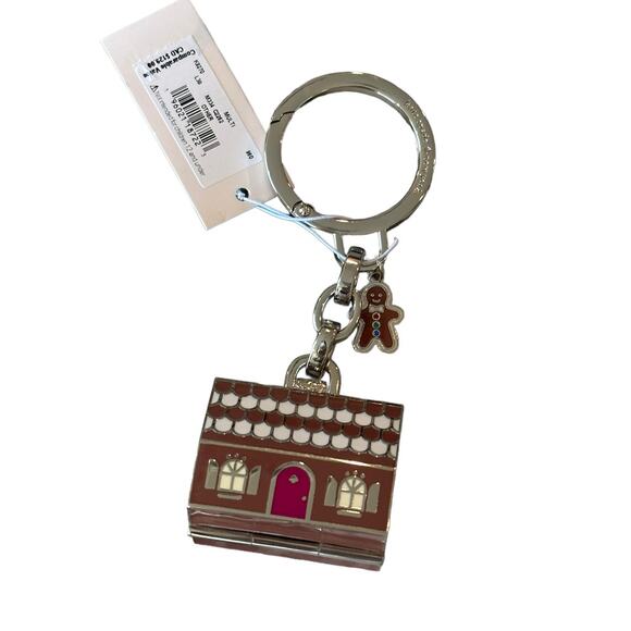 kate spade Accessories - Kate Spade Gingerbread House Keychain Bag Charm Metal